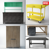 DIESEL with SCAVOLINI.Набор кухонной мебели