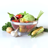 Vegetables in the basket