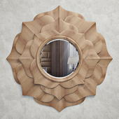Lotus Petal Mirror