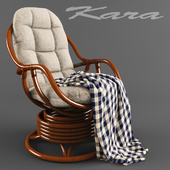 Кресло-качалка Kara с подушкой Utomo Rattan