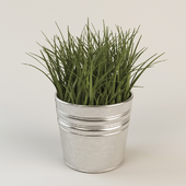 Artificial Potted Plant Wheat Grass