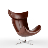 horn lounge chair