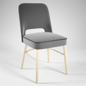 Wooden chair with upholstered Shell 42