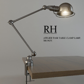 Lamp Restoration Hardware ATELIER TASK TABLE CLAMP LAMP BRONZE