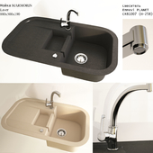 Sink and Faucet MARMORIN Laver Emmevi PLANET