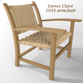Torres Clavé 1934 armchair