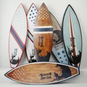 Vintage Wooden Surfboards / Jeffan