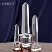 Eichholtz obelisq crystals set of 3