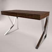 Loft Houston Desk, Ebony Lacquer