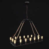 люстра Zuo Modern Contemporary, Inc. Gallite Ceiling Lamp Twine