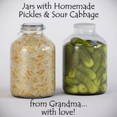 Homemade Pickles & Sour Cabbage