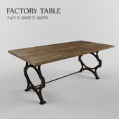 Factory Table - dining table