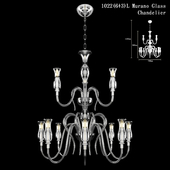 Murano Glass Chandelier 6+3 Lights model 1022