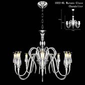 Murano Glass Chandelier 8 Lights model 1022