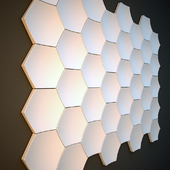 Gypsum 3D panel for walls
