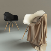 Chair Eames Plastic DAW matt