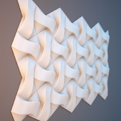Gypsum 3D panel for walls