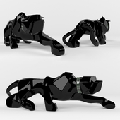 Декоративная статуэтка "Черная кошка"