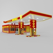 Complex gas station
