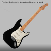 Fender American Deluxe Stratocaster V Neck Black