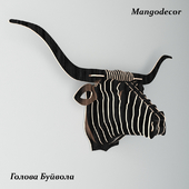 MANGO DECOR head of a buffalo