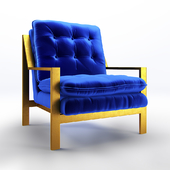 Cameron Gold Leafed Chair