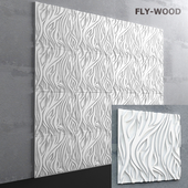 Гипсовая 3д панель "Fly Wood"