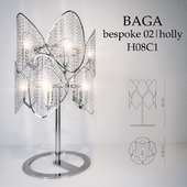 Table lamp BAGA holly / H08C1