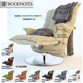 Кресло Woodnotes K CHAIR WITH ARMRESTS