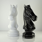 Chess Horse Statues