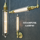 Steampunk lamp 05