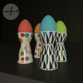 Sagaform Candy Egg Cup and Drop Egg Cup