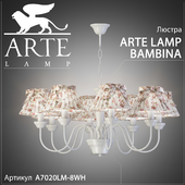 Люстра Arte Lamp Bambina A7020LM-8WH