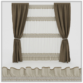 Curtains and blinds.