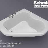 Bathtub STEEL CORNER 150x150
