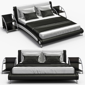 Leather bed Aonidisi 959