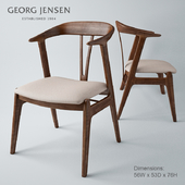 Georg Jensen Mid Century Danish modern chair