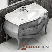 Washbasin eurolegno narciso and tiles Piemme