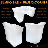 Slide Jumbo Bar + Jumbo Corner
