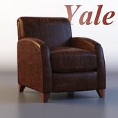 Yale Leather Accent Chair