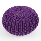 Oasis Knitted Pouf