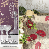 Wallpapers Cole &amp; Son, Collection of flowers