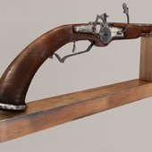 Пистолет колесцовый 17 века.