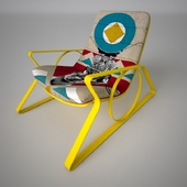Chair geometric africa by Langley Park