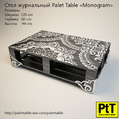 Palet Table "Monogram"