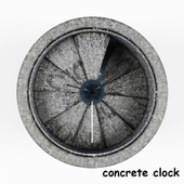 Decor &quot;Concrete clock&quot;