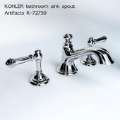 KOHLER bathroom sink spout Artifacts K-72759