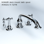 KOHLER deck-mount bath spout Artifacts K-72778