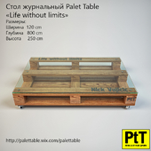 Palet Table "Life without limits"