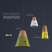 Universo Positivo Cone Ceiling Lamp